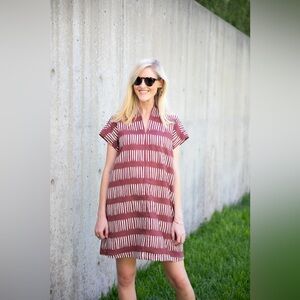 BROOKE WRIGHT CHEER GEAR NANCY DRESS MAROON COLLECTION